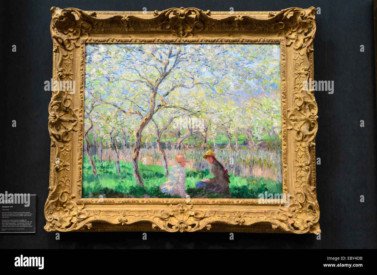 Claude Monet 1906-1957 Printemps, 1886 huile sur toile Musée Fitzwilliam - Cambridge, Angleterre Banque D'Images