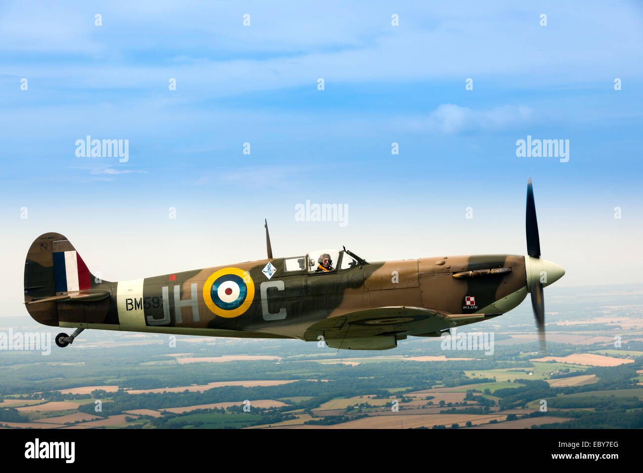 Vickers Supermarine Spitfire MK VB G-MKVB Banque D'Images