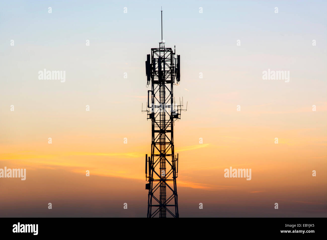 Télécommunications mobiles antenne Banque D'Images