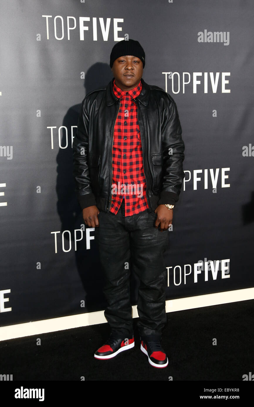 NEW YORK-déc 3 : le rappeur Jadakiss assiste à la 'Top cinq' première au Ziegfeld Theatre Le 3 décembre 2014 à New York.© Debby Wong/Alamy Live News Banque D'Images