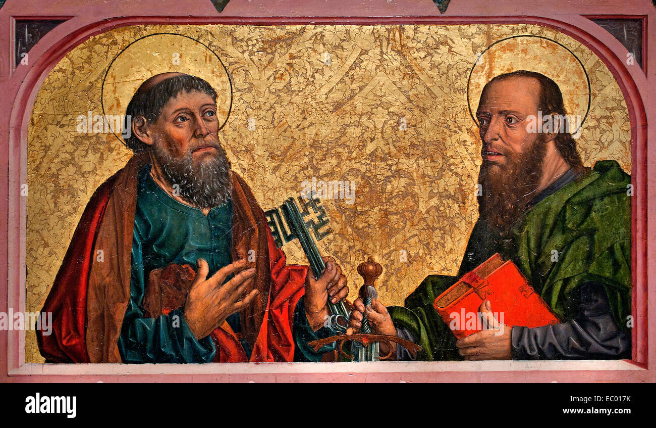 San Pedro Y San Pablo - Saint Pierre et Saint Paul 15 100 Francisco Gallego 1440 - 1507 cathédrale baroque gothique Salamanque Castille et Léon ( 1513-1733 ) l'Espagne l'espagnol Banque D'Images