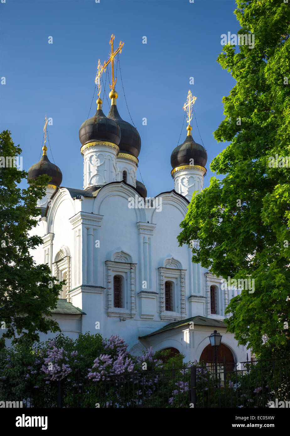 Eglise de Saint Vladimir égal-à-le-Apôtres, dans l'ancien Gardens à Moscou Banque D'Images