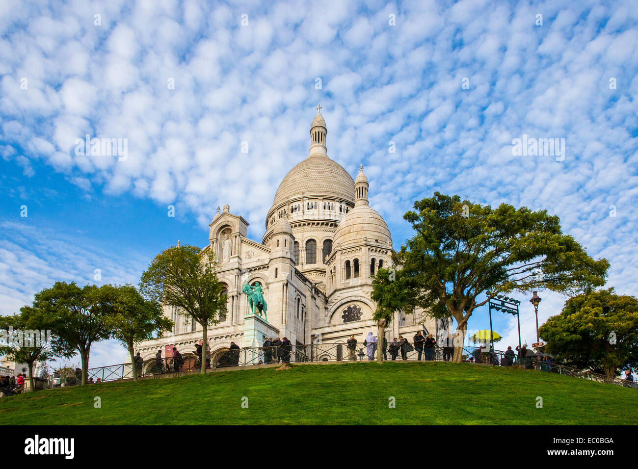Église du Sacré cœur, montmartre paris france Banque D'Images