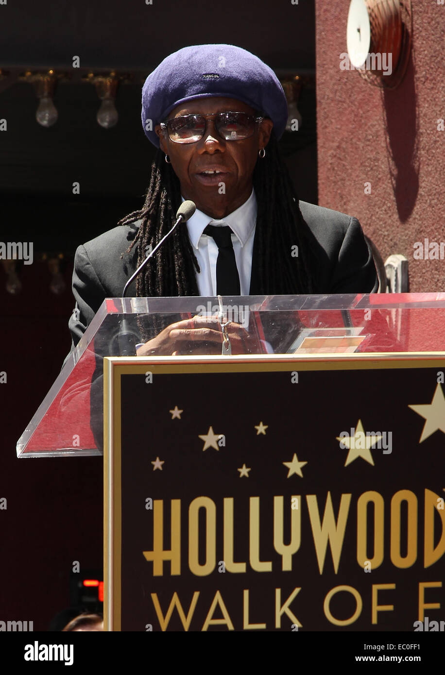 Luther Vandross honoré avec étoile sur le Hollywood Walk of Fame avec Nile Rodgers : où : Hollywood, California, United States Quand : 03 Juin 2014 Banque D'Images