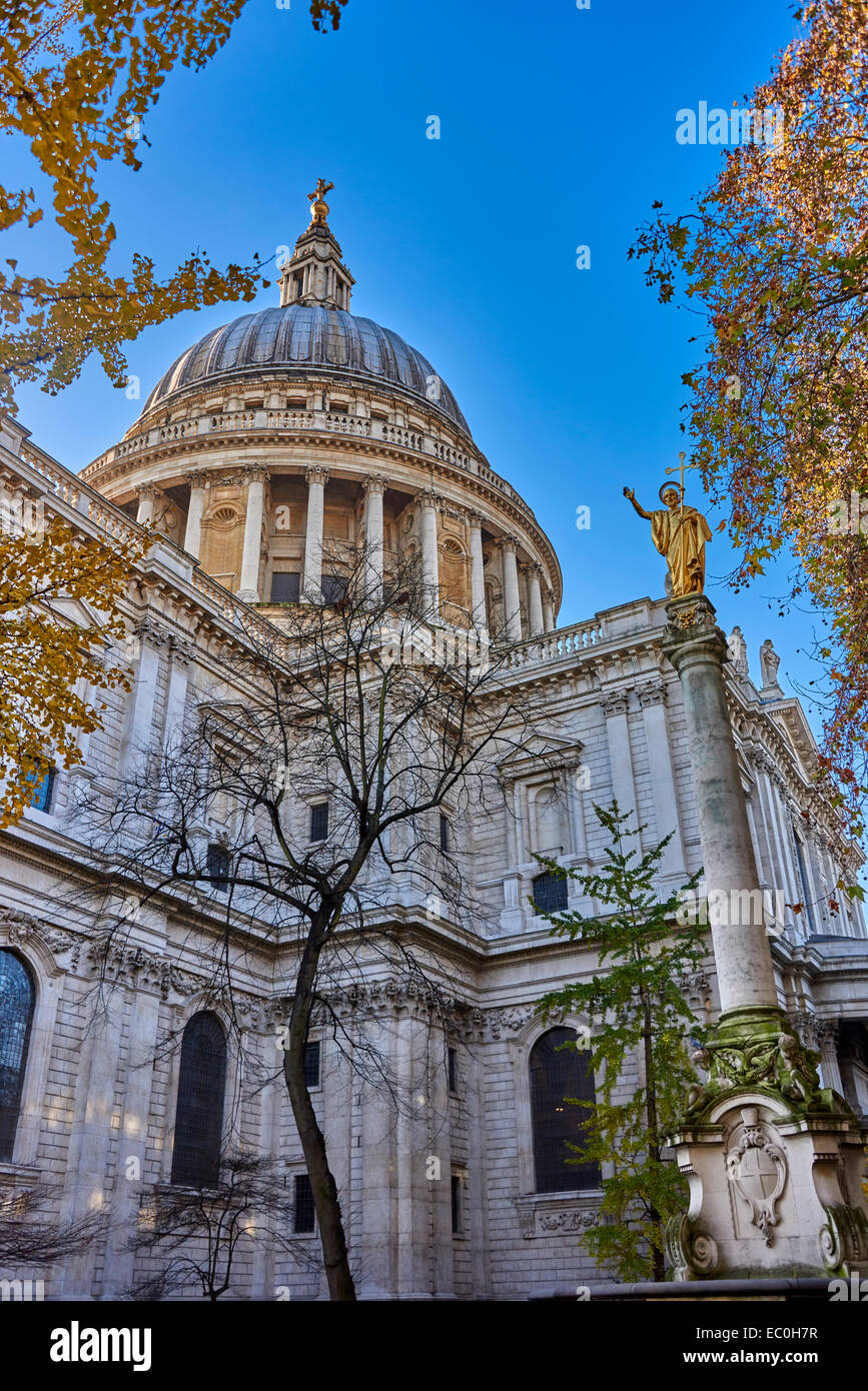 La Cathédrale St Paul, à Londres, est une cathédrale anglicane, le siège de l'évêque de Londres Banque D'Images