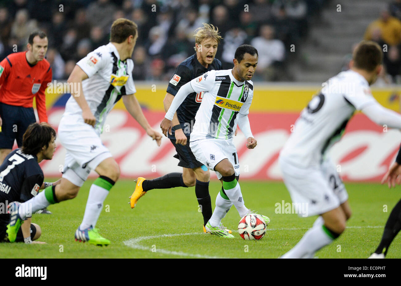 Moenchengladbach, Allemagne. 6e déc, 2014. 1. Fussball-Bundesliga, ligue allemande de football 2014/2015 journée 14 Borussia Moenchengladbach, Mšnchengladbach (, Gladbach) vs Hetha BSC Berlin ---Raffael © kolvenbach/Alamy Live News Banque D'Images