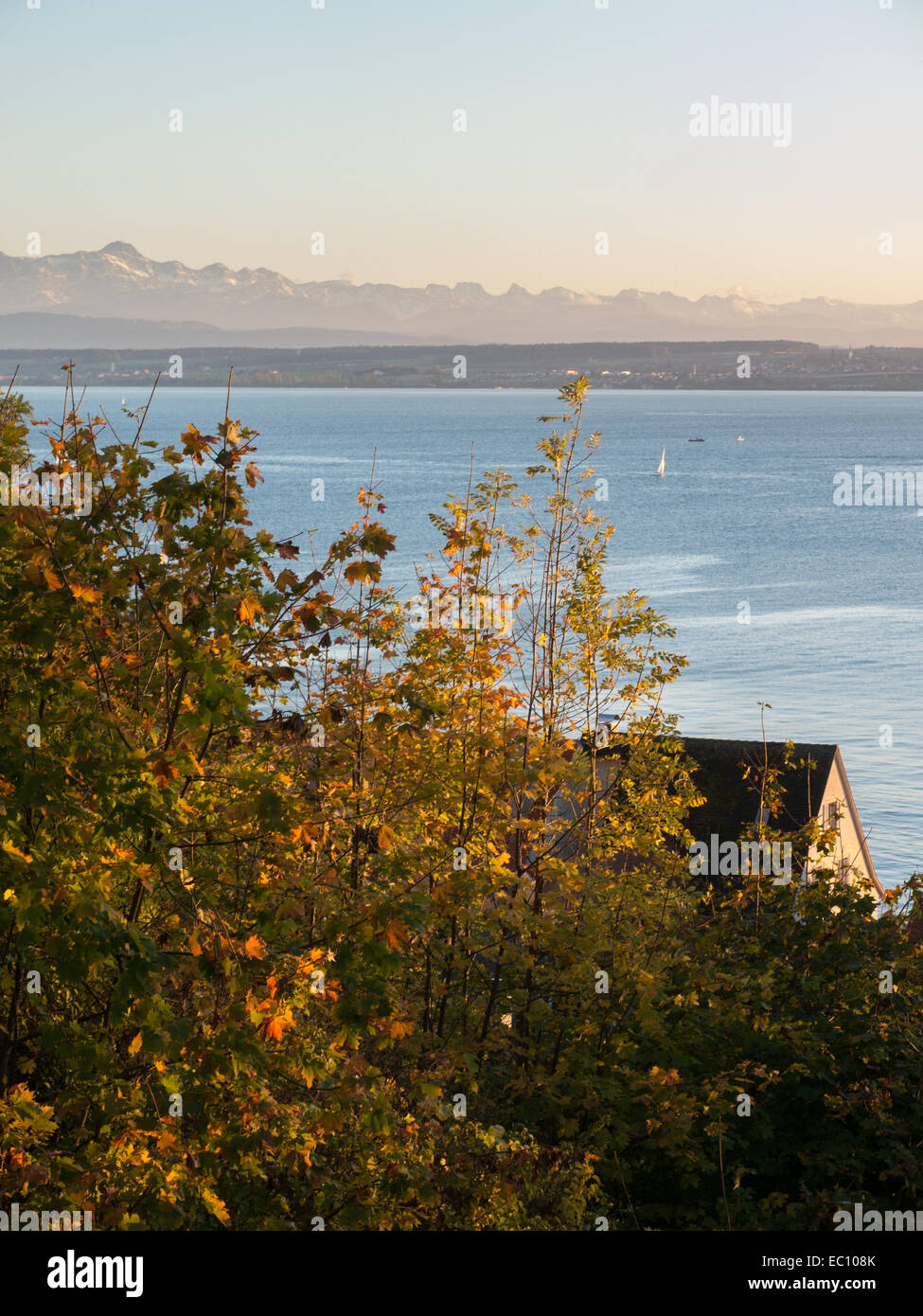 Säntis suisse du lac de Constance Bodensee Baden-Württemberg Allemagne Banque D'Images