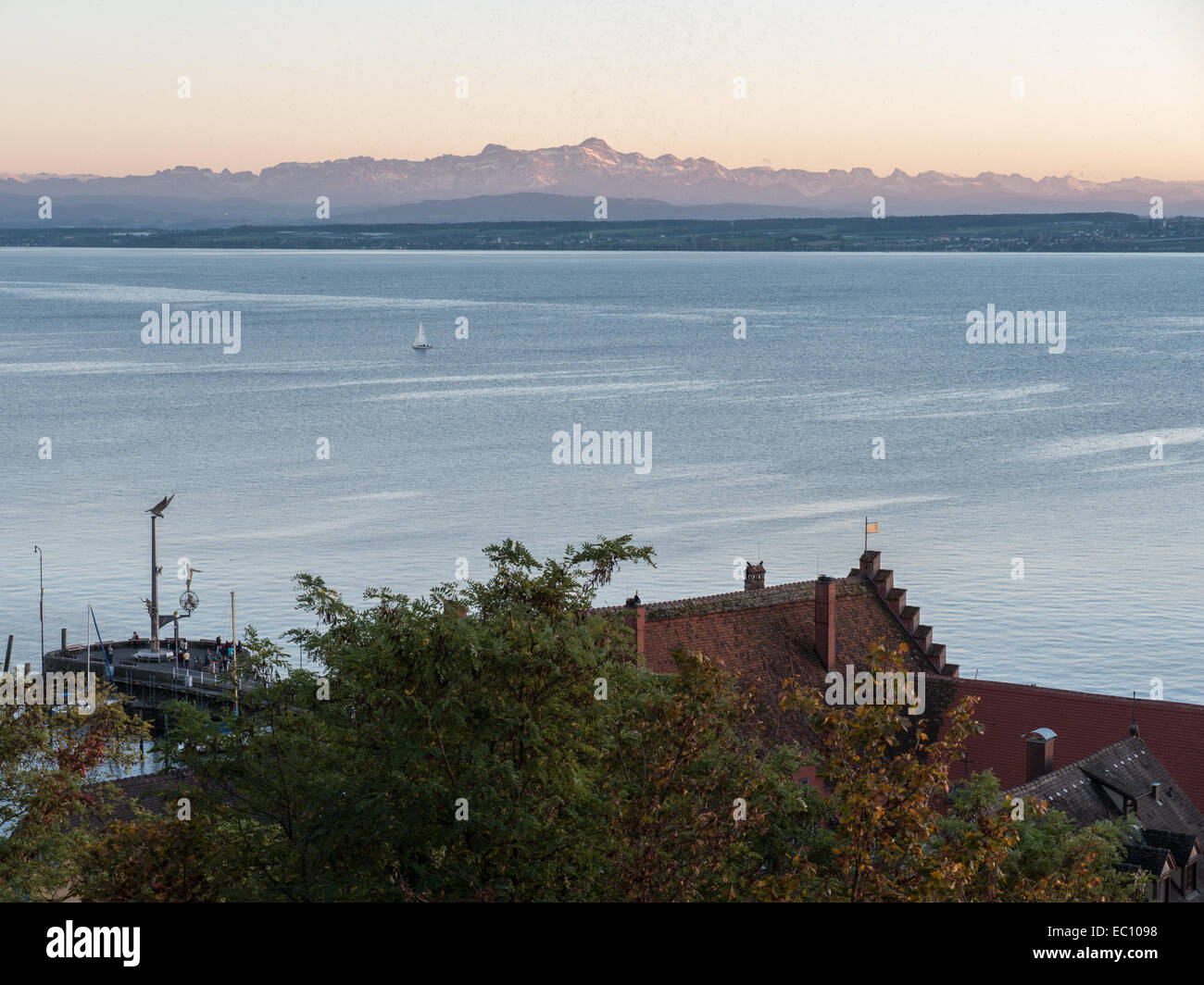 Säntis Suisse Bodensee Baden-Württemberg Allemagne Banque D'Images