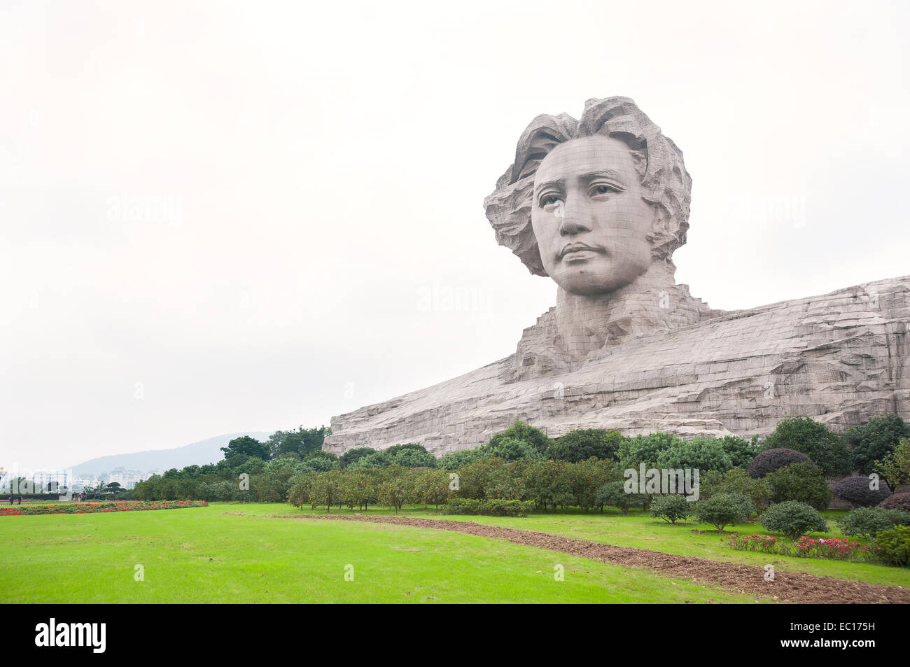 Le président Mao statue à Changsha, Province du Hunan, Chine Banque D'Images