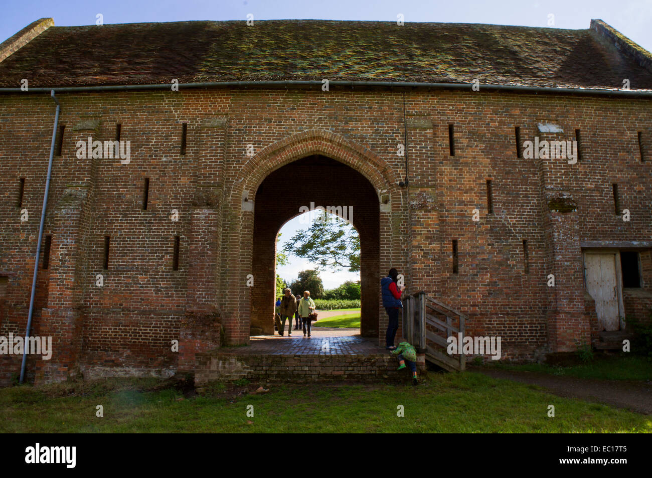 Château de Sissinghurst Garden - l'un des plus célèbres jardins la création de Vita Sackville-West et son mari Sir Banque D'Images