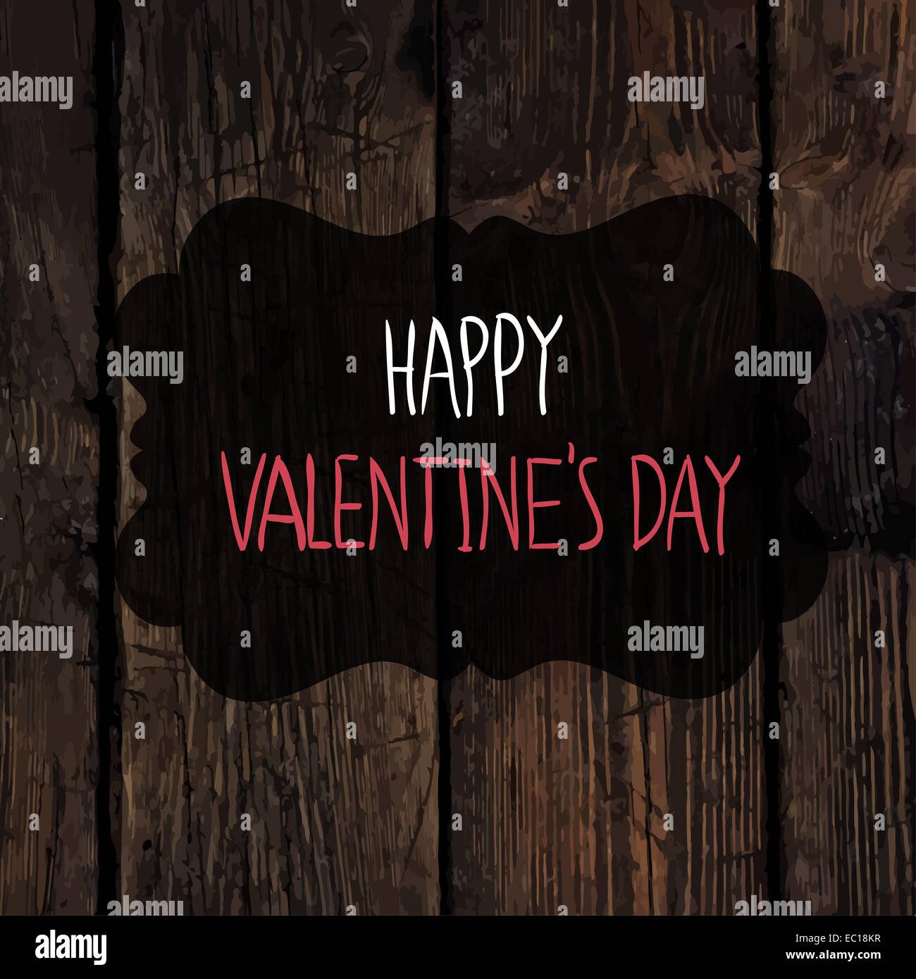 Les salutations de la Texture Bois de Valentines Banque D'Images