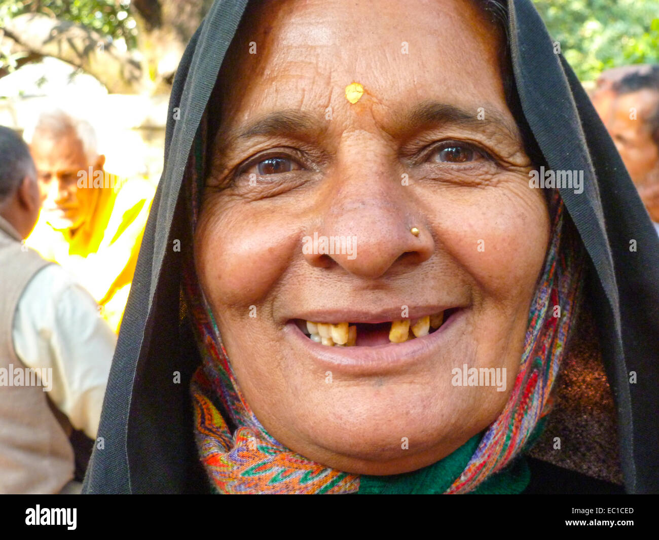 Portrait de femme indienne Banque D'Images