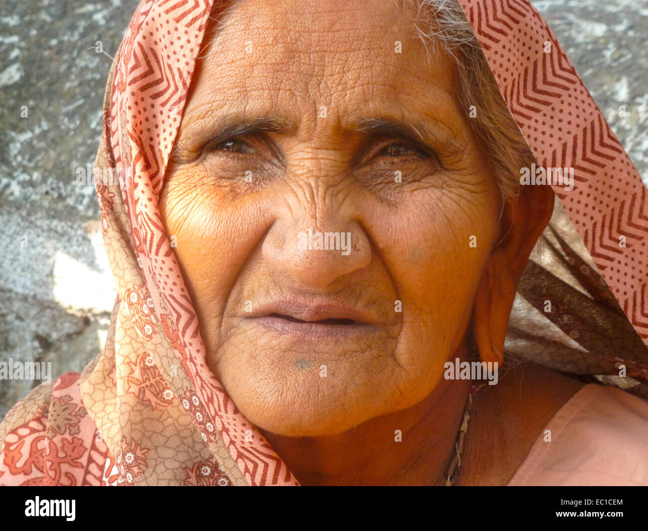 Portrait de femme indienne Banque D'Images