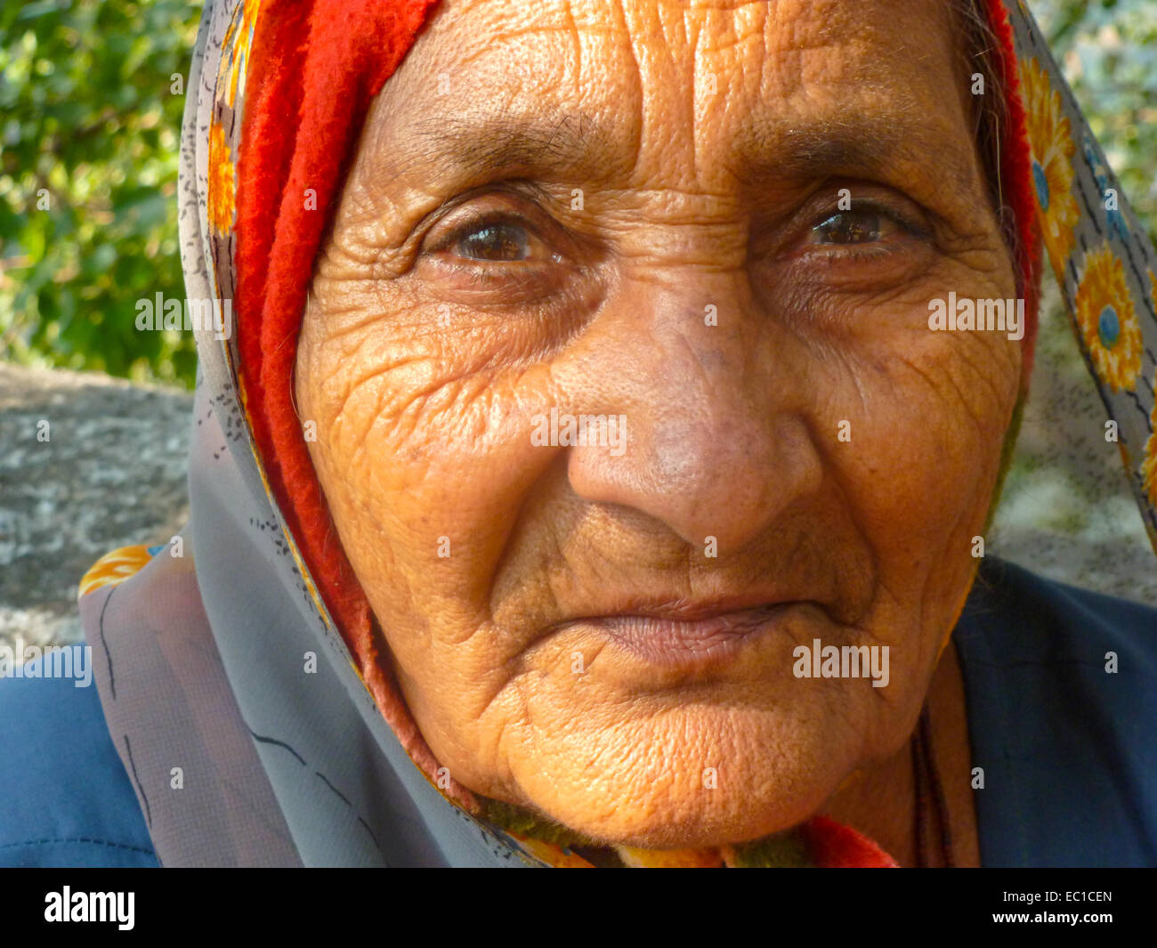 Portrait de femme indienne Banque D'Images