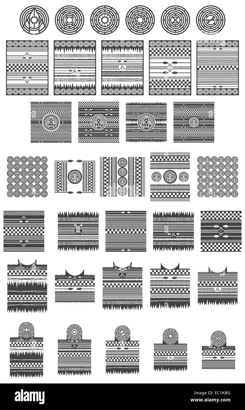 Modèle d'origine art Illustration de Vecteur