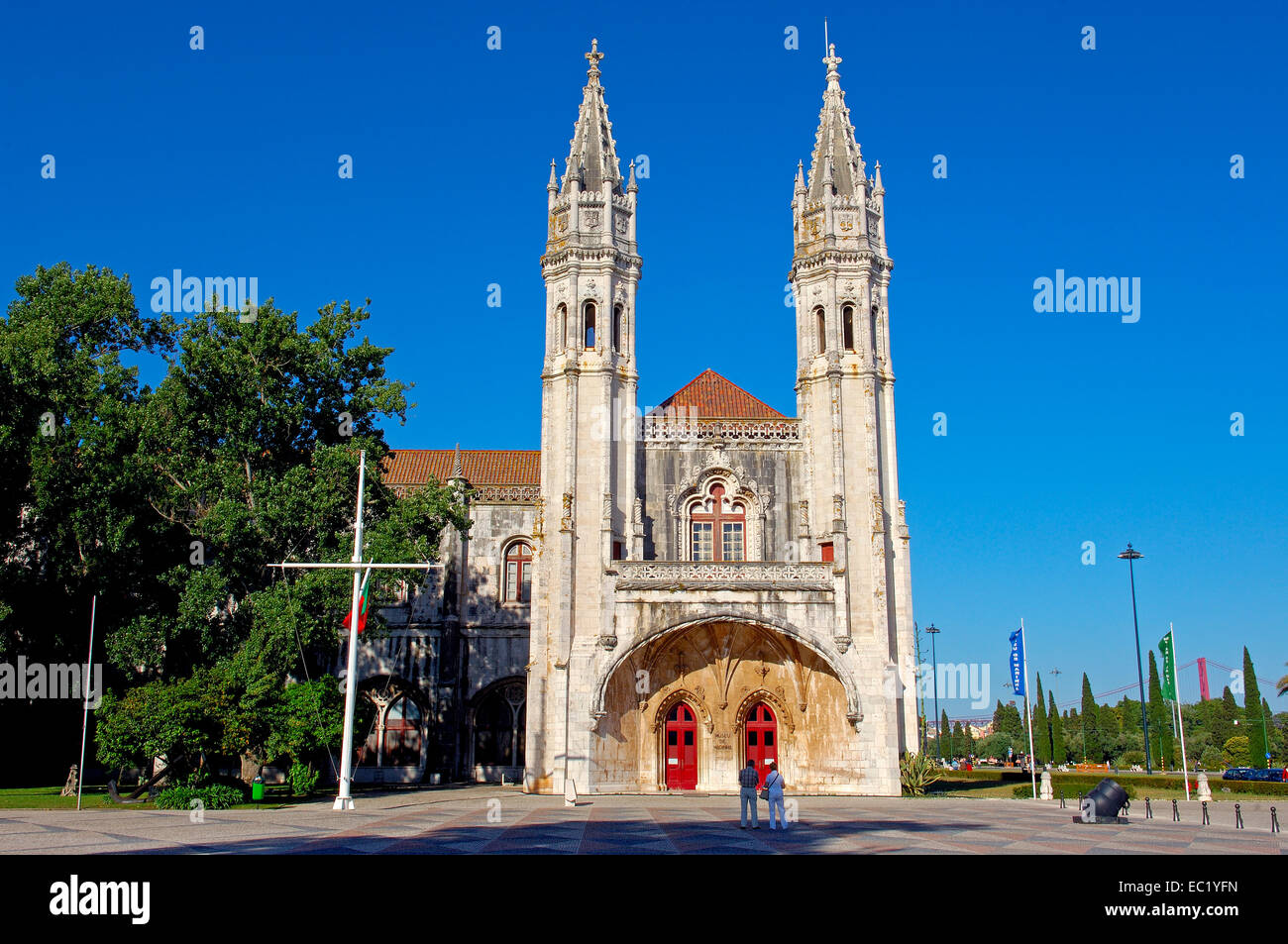 Museu de Marinha 'Naval Museum', le Mosteiro dos Jeronimos, Monastère des Hiéronymites, de l'UNESCO World Heritage Site, Belem Banque D'Images