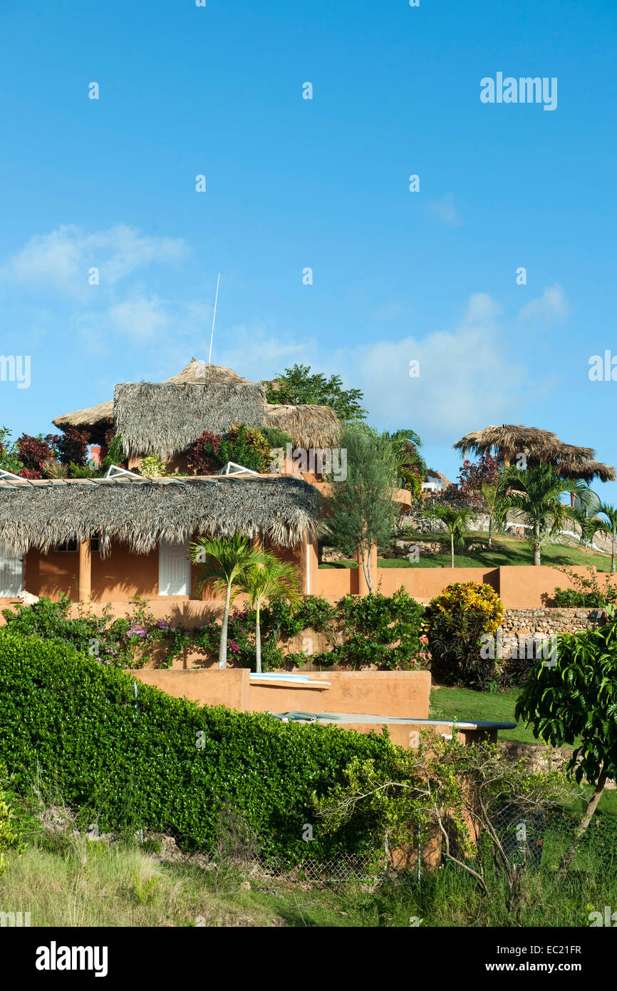 Dominikanische Republik, Halbinsel Samana, Los Galeras, Restaurant El Monte Azul BEI der Siedlung Guazuma Banque D'Images