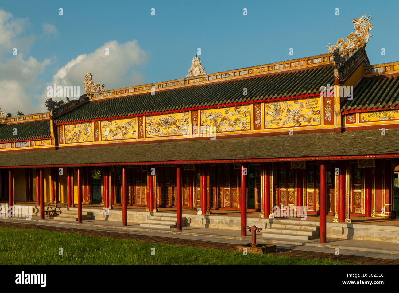 Cité interdite à la Citadelle impériale, Hue, Vietnam Banque D'Images