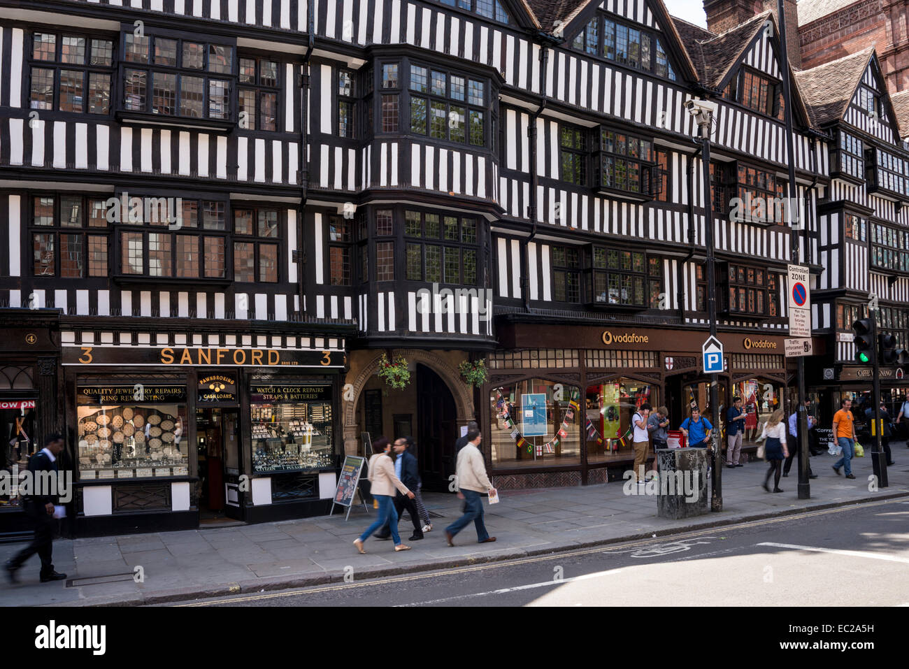 Staple Inn de High Holborn, Londres Banque D'Images