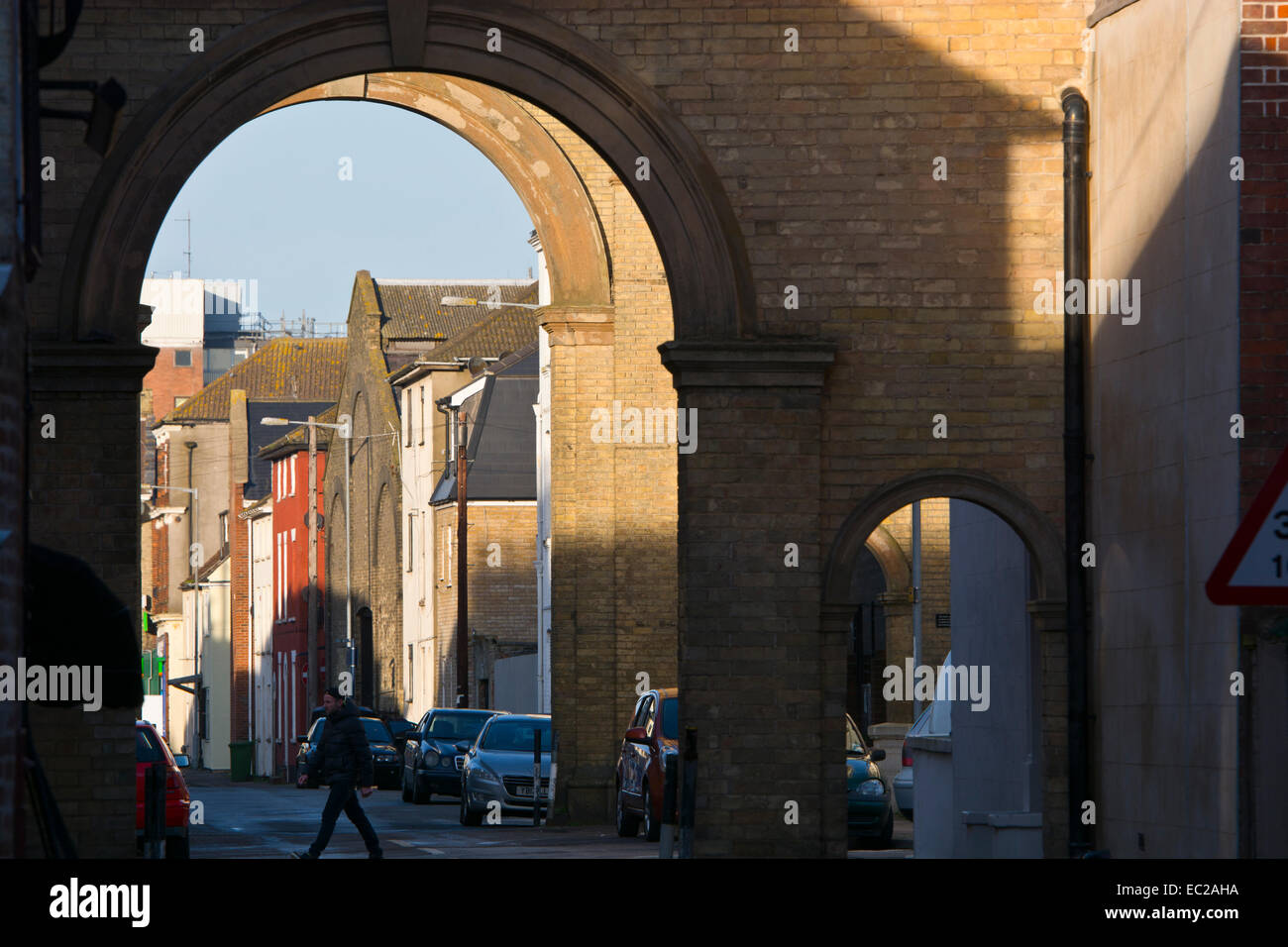 Wellington Wellington Arch Road Town Victorian Banque D'Images