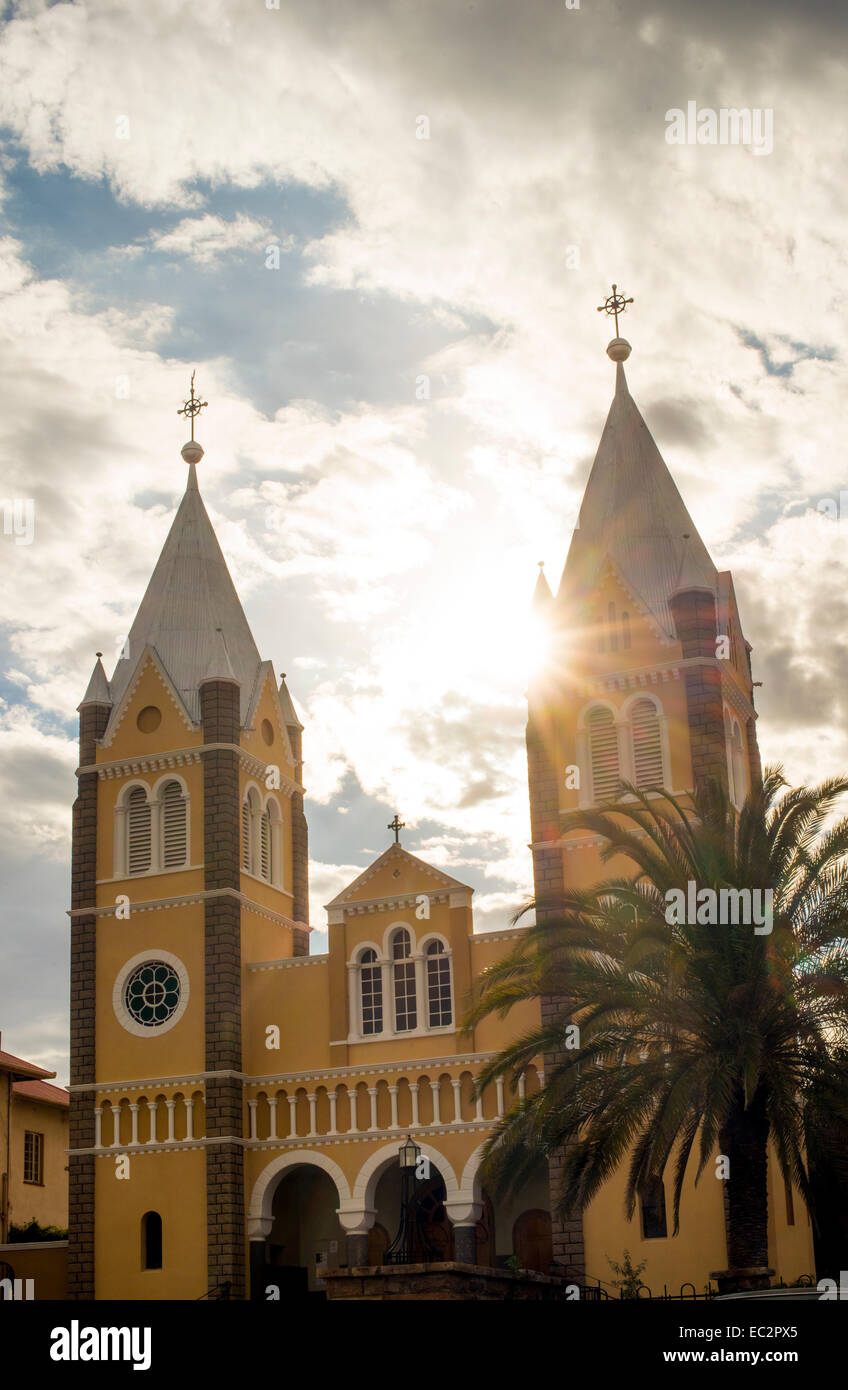 Saint Marien au centre-ville de Windhoek, Namibie. Banque D'Images