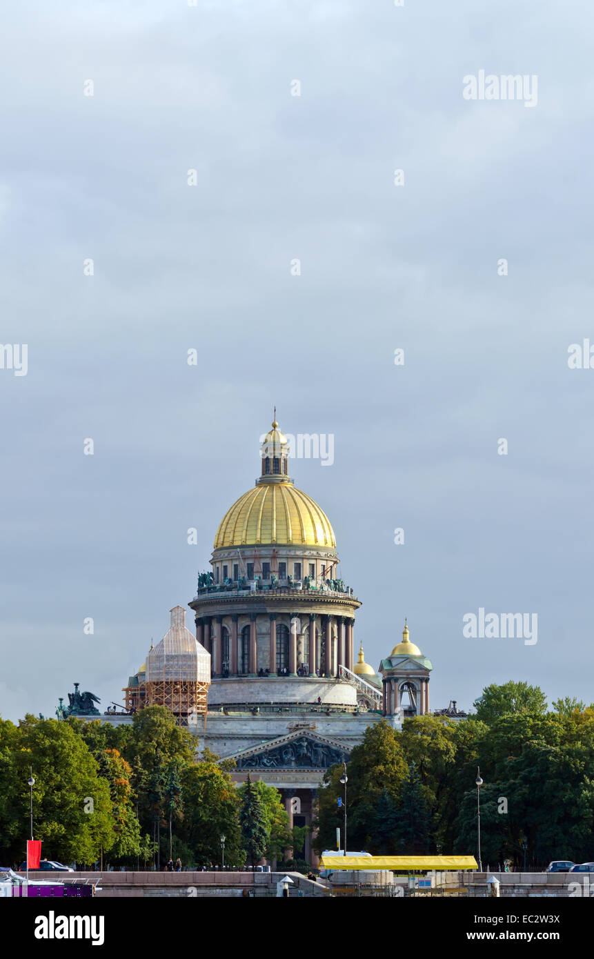 Les bâtiments historiques et les rues de Saint-Pétersbourg, Russie Banque D'Images