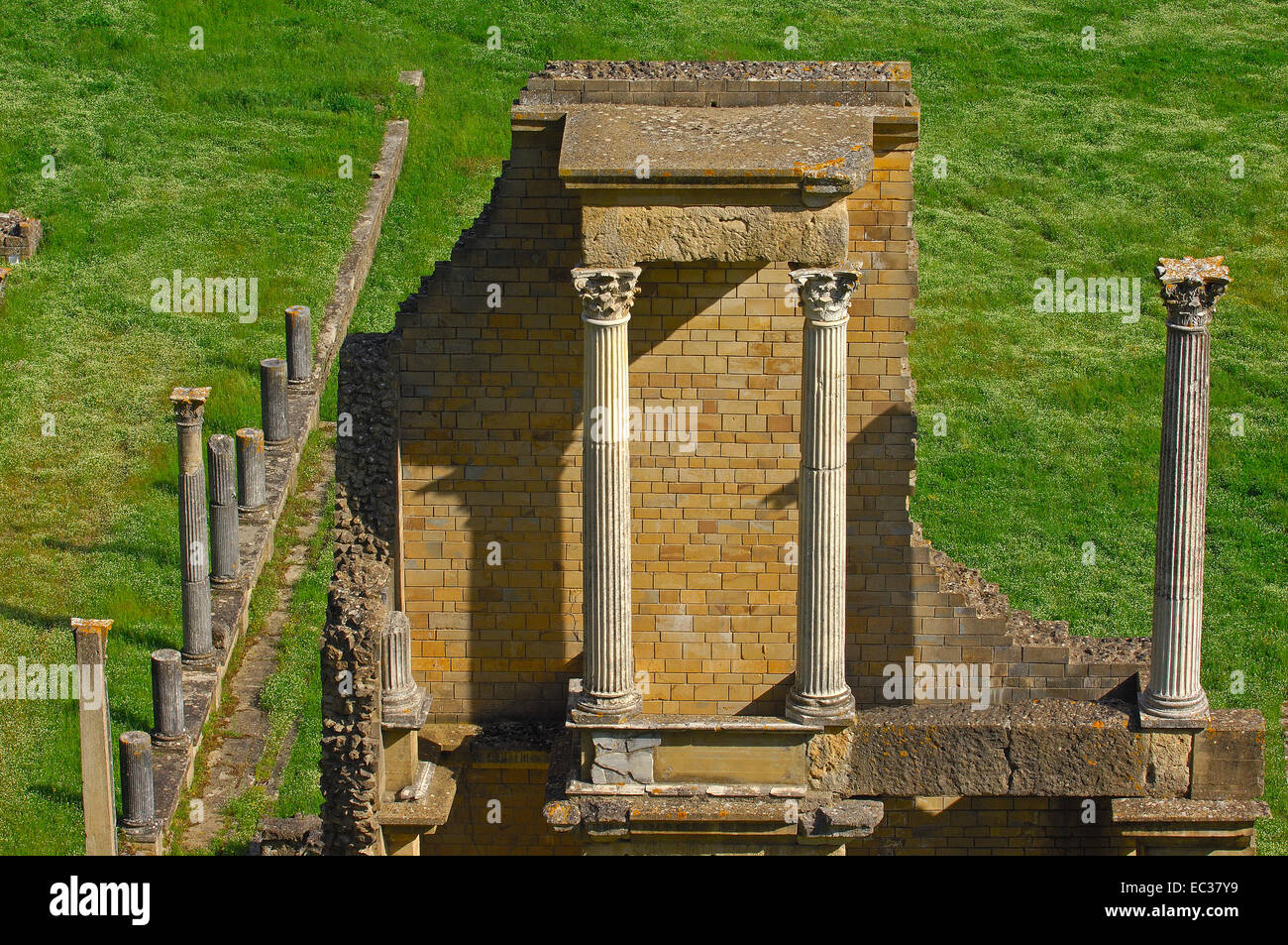 Théâtre romain, Volterra, Toscane, Italie, Europe Banque D'Images