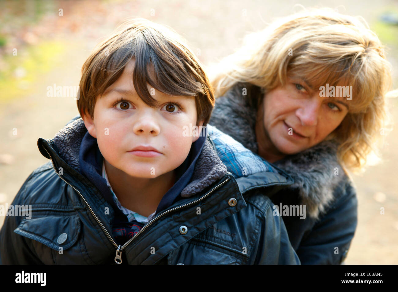 Les femmes avec enfant Banque D'Images