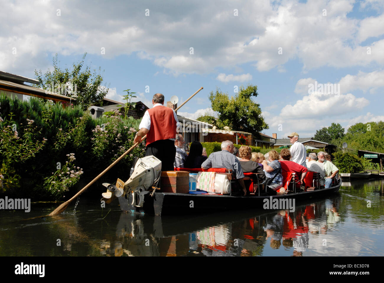 Spreewald, Brandenburg, Allemagne Banque D'Images