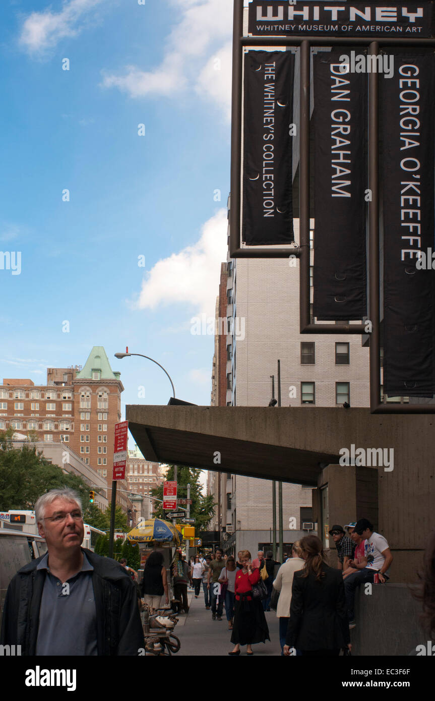 Whitney Museum of American Art, www.whitney.org . 945 Madison Avenue à l'angle de la 75e Rue Téléphone 212-570-3600 . ( Mon - Sat 1 Banque D'Images
