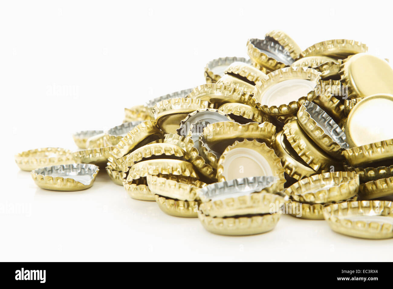 capsules de bouteilles Banque D'Images