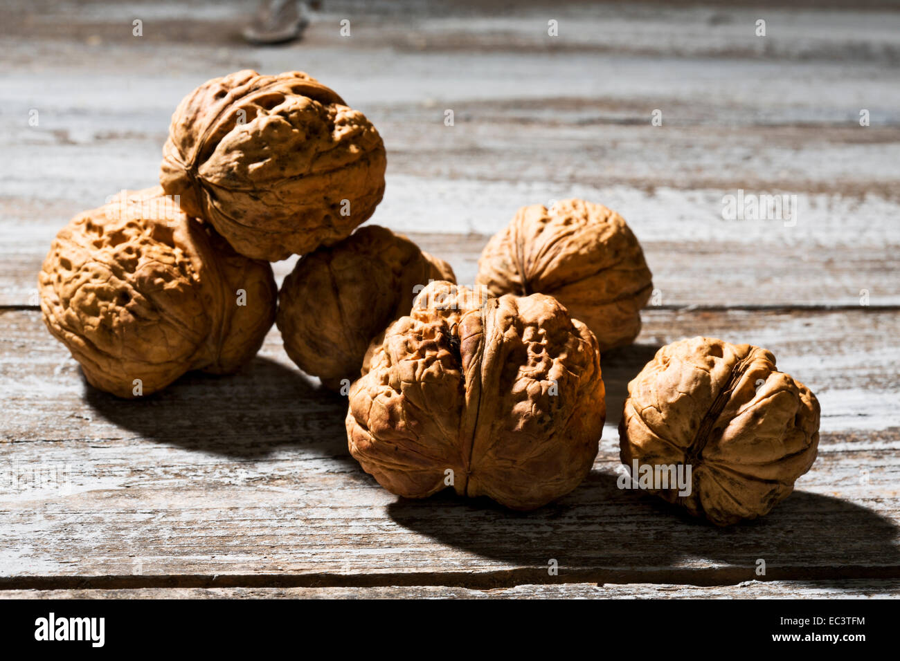 noix de Grenoble Banque D'Images