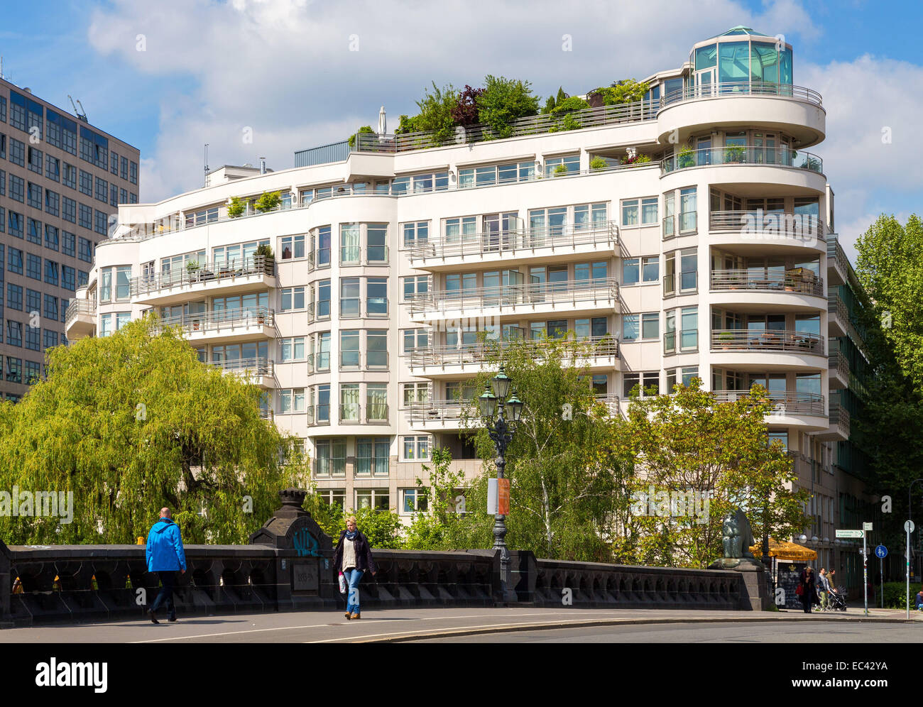 Vivant à Berlin Banque D'Images