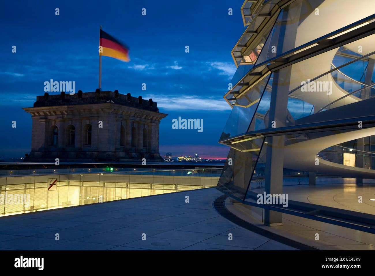 Le Reichstag de Berlin, Allemagne Banque D'Images