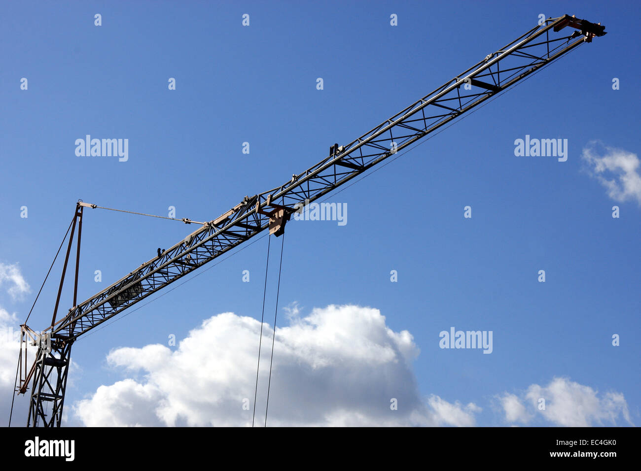 grue de construction Banque D'Images