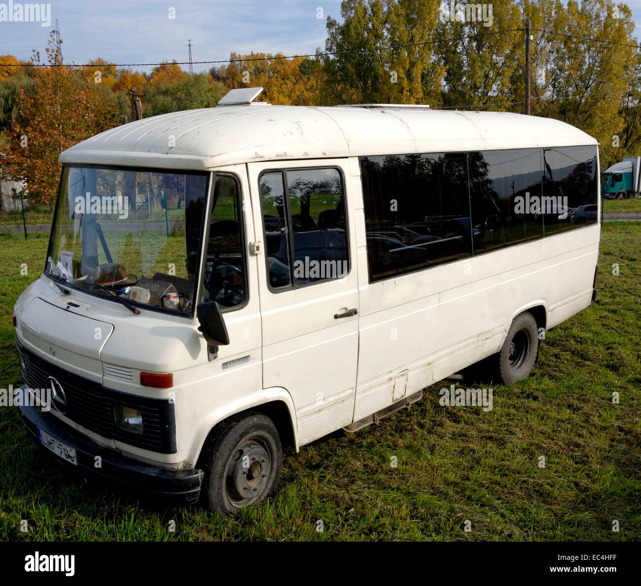 Mercedes 308D, construit en 1979, classic car side view Banque D'Images