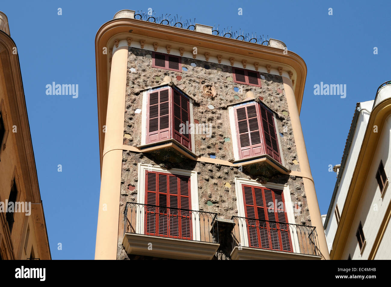 Casa de las Medias style architectural, Modernisme, Palma, Majorque Banque D'Images