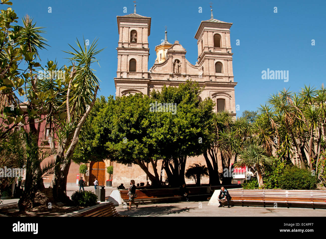 Place de la Cathédrale de Cadix (Plaza de la Catedral) Andalousie Espagne Espagnol Banque D'Images