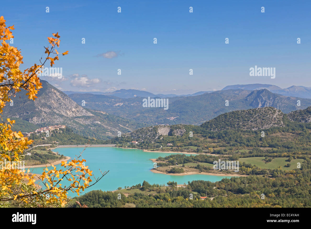 Lago di Castel San Vincenzo Banque D'Images