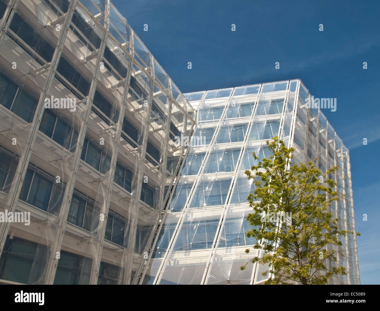 La construction durable dans la ville portuaire, Hambourg, Allemagne Banque D'Images