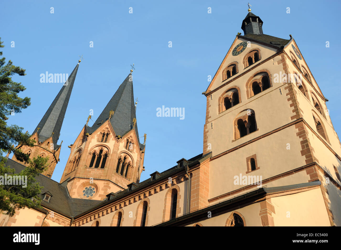 L'église St Mary, Gelnhausen, Hesse, Germany, Europe Banque D'Images