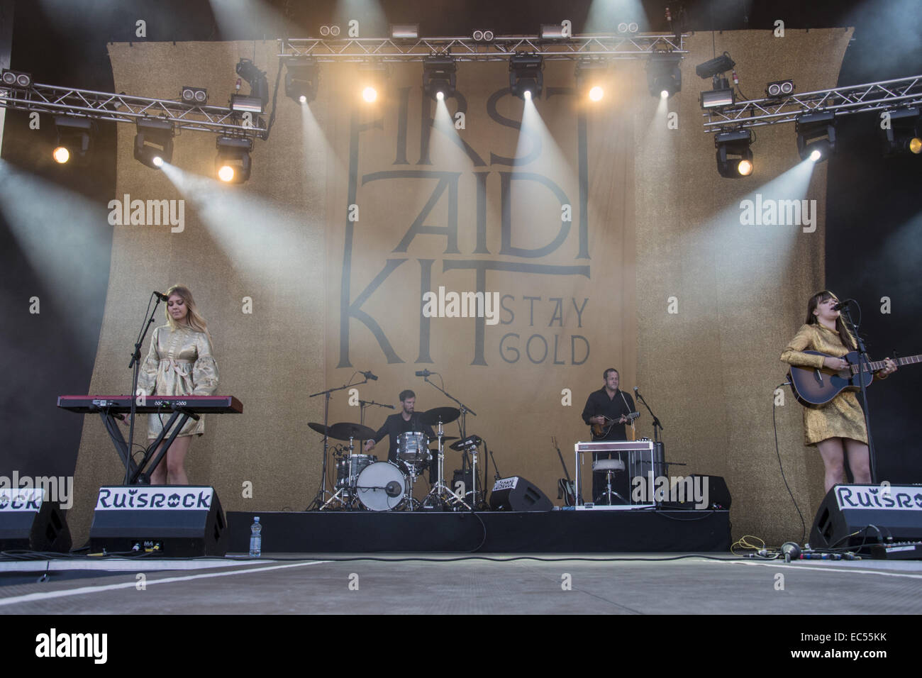 Trousse de premiers soins à Ruisrock 2014 Banque D'Images