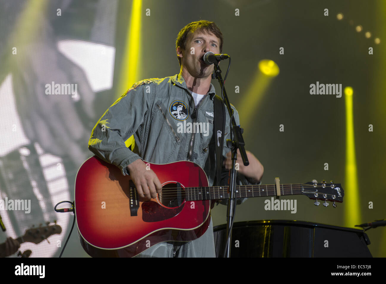 James Blunt à Pori Jazz 2014 Banque D'Images