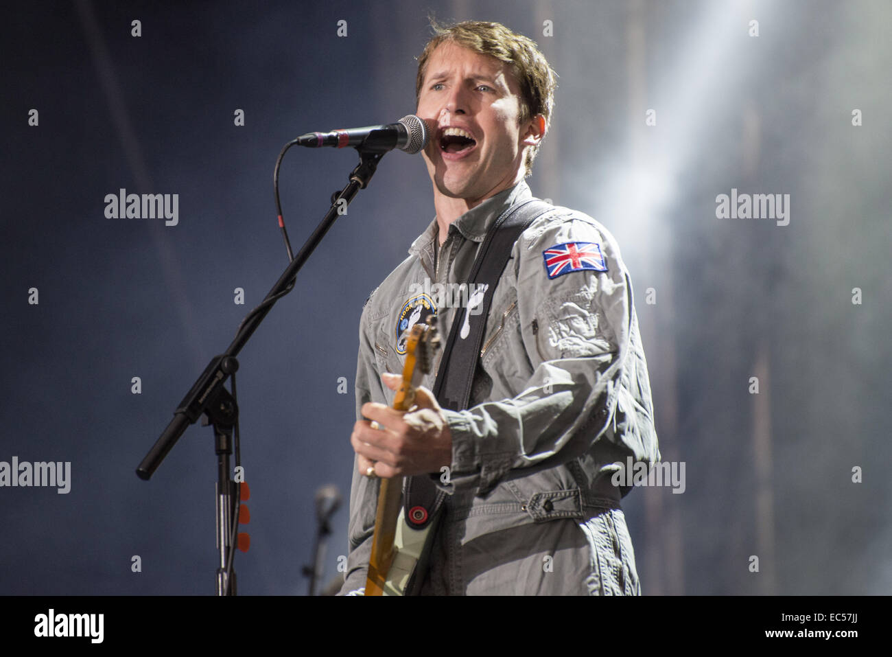 James Blunt à Pori Jazz 2014 Banque D'Images