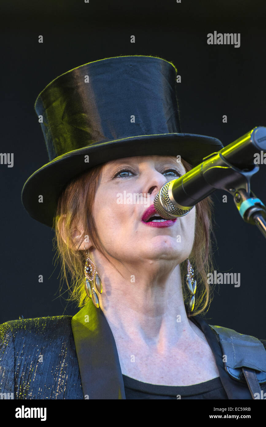 Suzanne Vega à Pori Jazz 2014 Banque D'Images