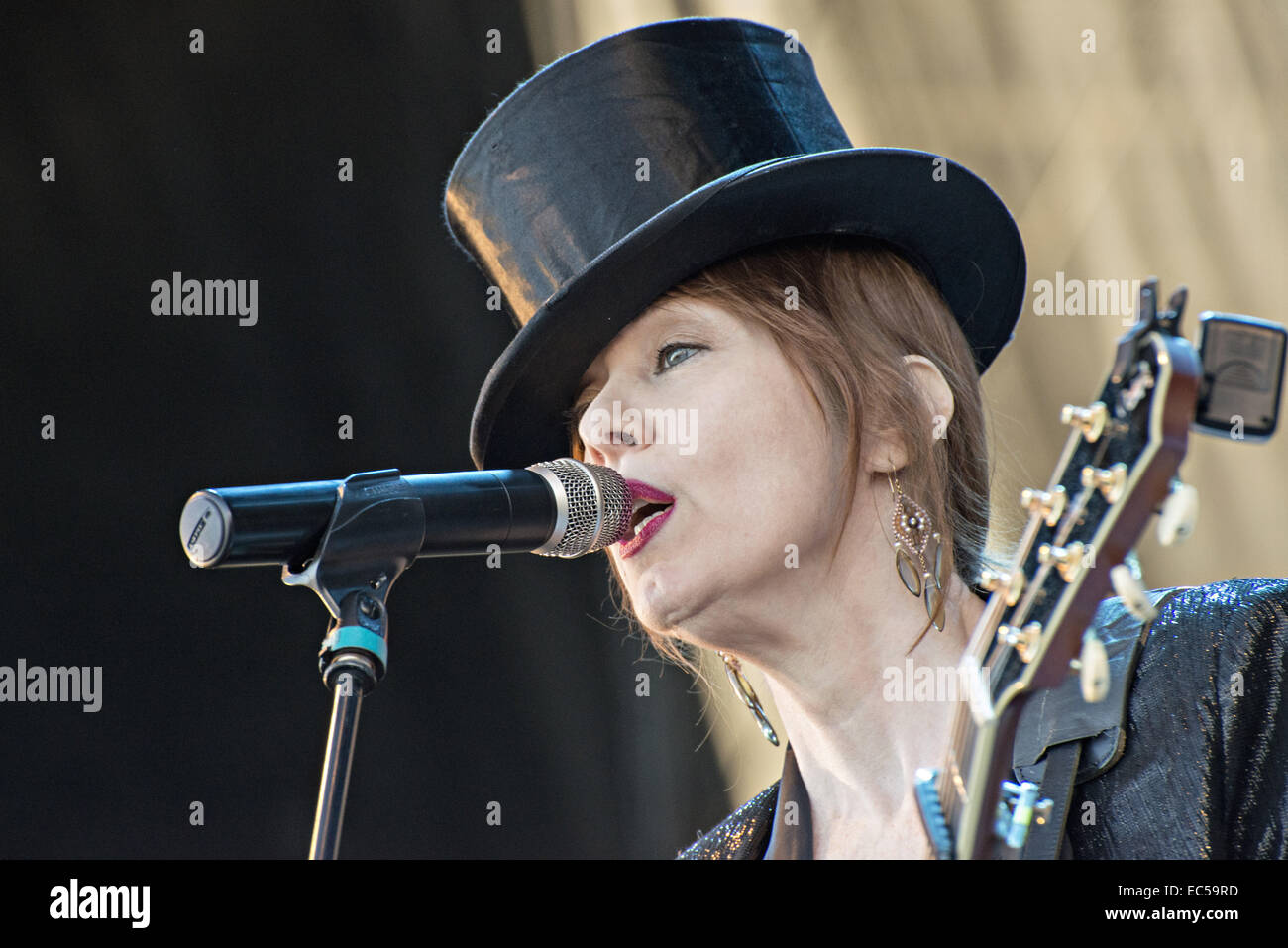 Suzanne Vega à Pori Jazz 2014 Banque D'Images