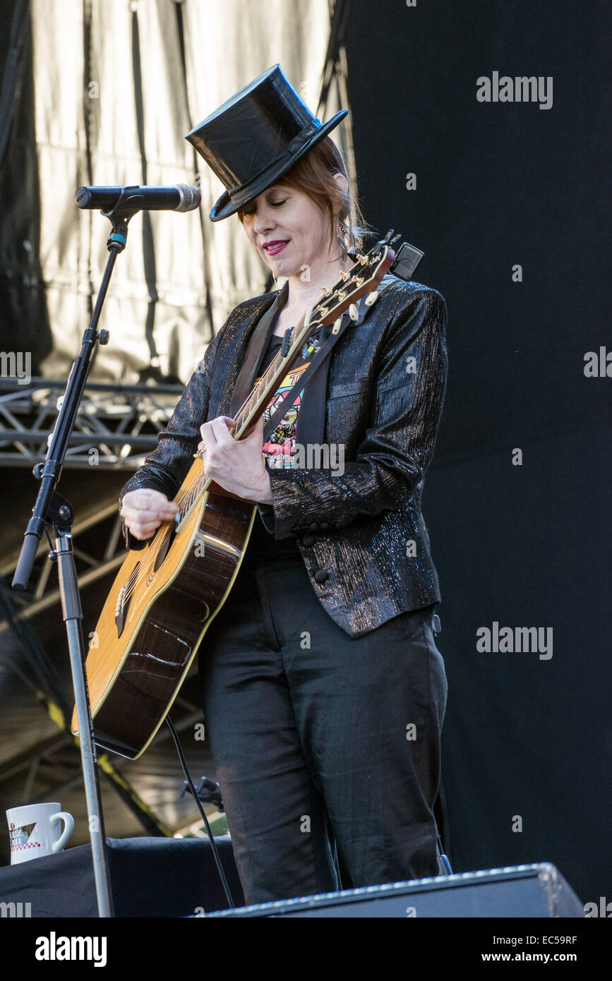 Suzanne Vega à Pori Jazz 2014 Banque D'Images