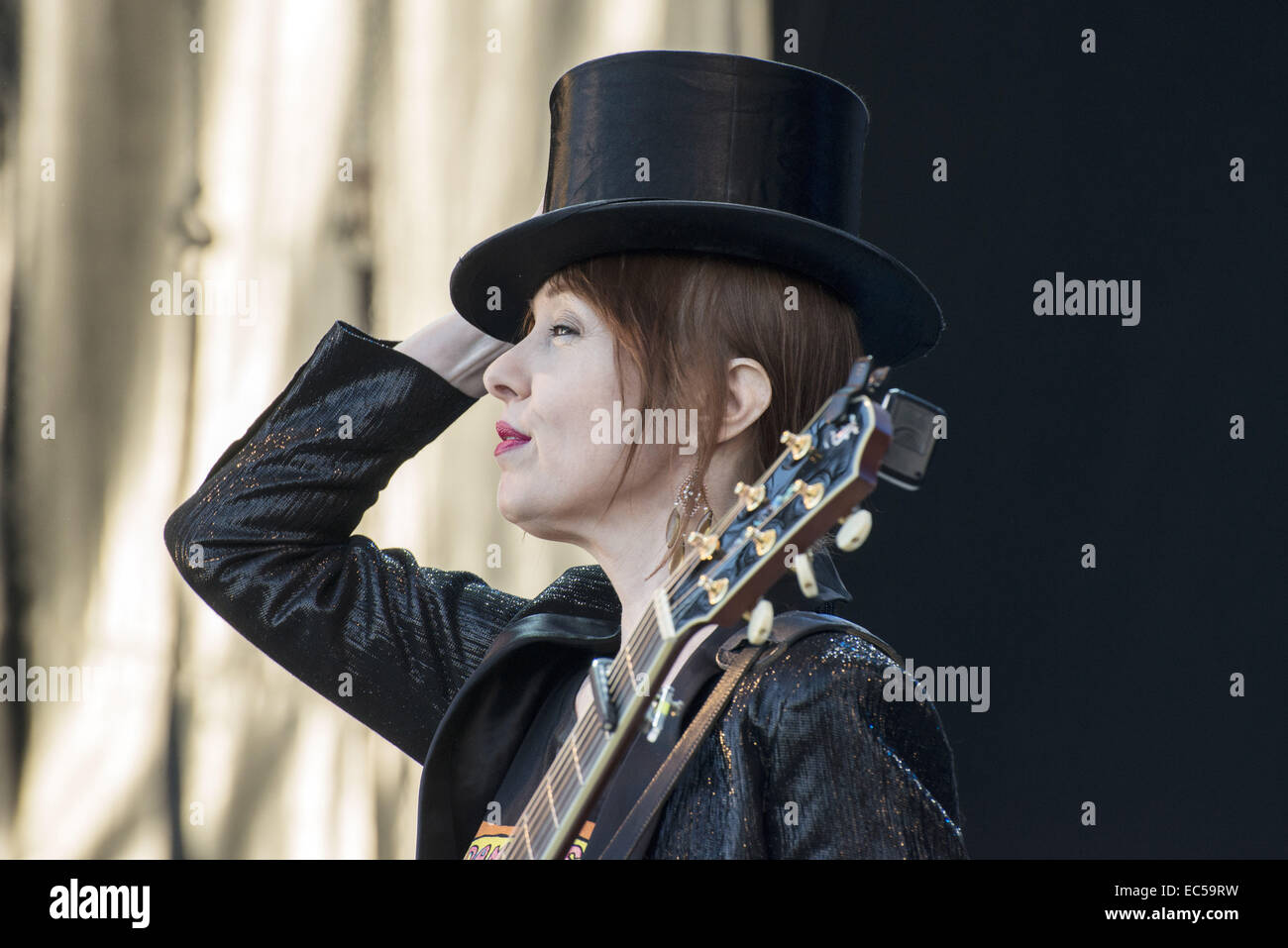 Suzanne Vega à Pori Jazz 2014 Banque D'Images