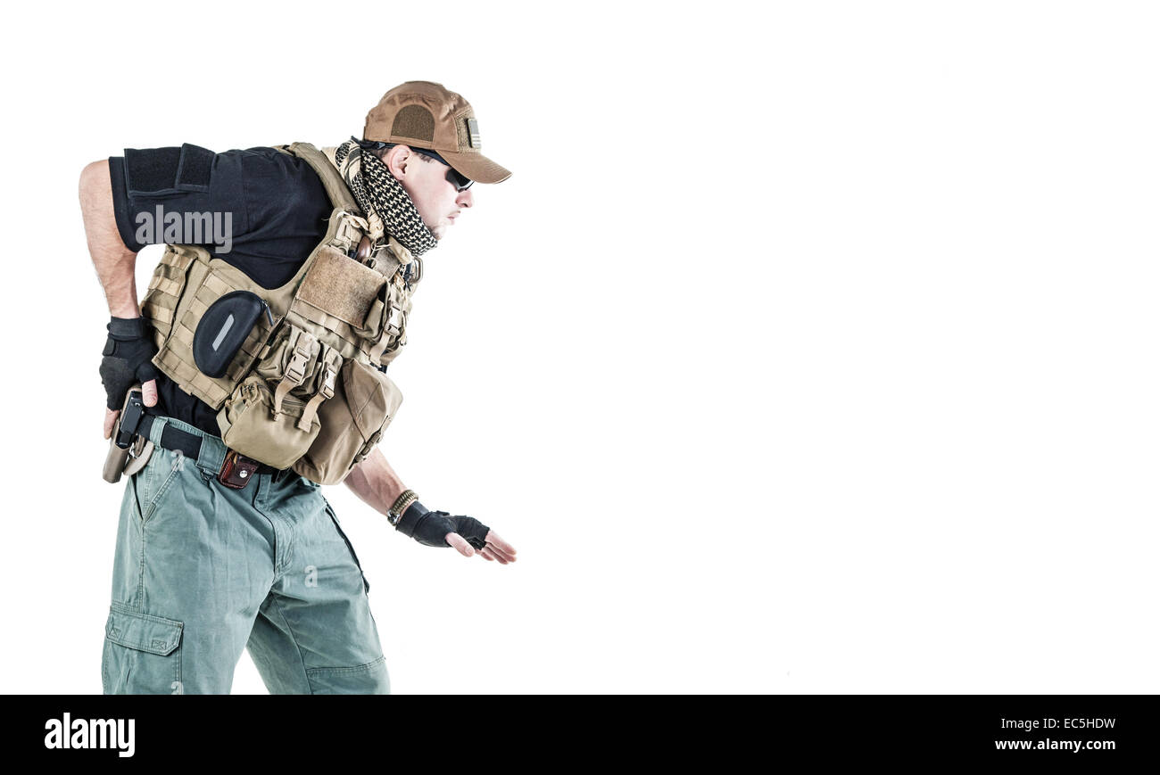 Entrepreneur militaire privée PMC Banque D'Images