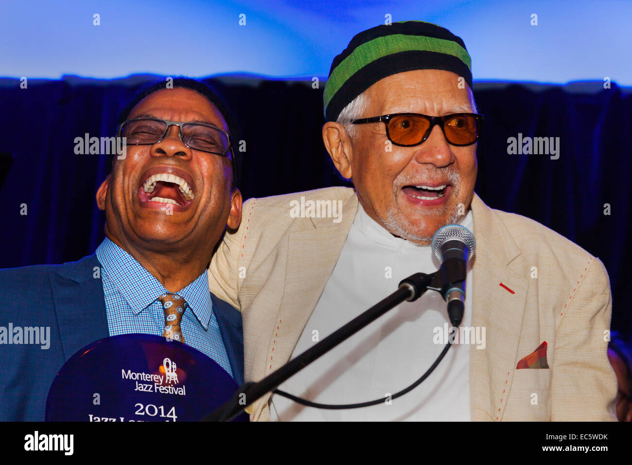 HERBIE HANCOCK présente le JAZZ 2014 Prix Légendes de Charles Lloyd au FESTIVAL DE JAZZ DE MONTEREY 57 GALA ANNUEL Banque D'Images